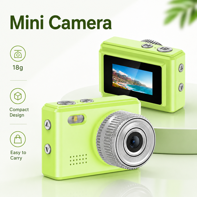 SPRITE Full HD 1080P Indoor/Outdoor Portable Mini Camera with SD Card up to 128GB Digital Focus Recording Function