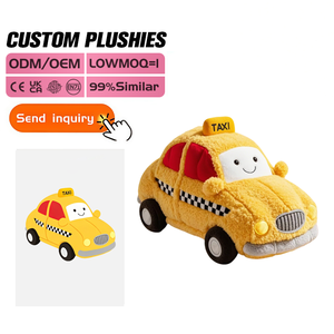ของเล่นรถบรรทุกตุ๊กตาขนนุ่มพิเศษ บรรจุใยฝ้าย PP นุ่มมาก ดีไซน์<span class=keywords><strong>การ์ตูน</strong></span>น่ารัก ของขวัญสำหรับเด็ก รับผลิตแบบ OEM ODM พร้อมสกรีนโลโก้ตามสั่ง - Product Image 5
