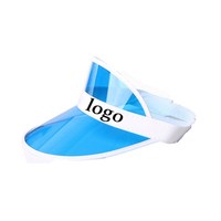 Gorra de Visera Transparente de Plástico con Protección UV para Exteriores, Gorra de Sol Personalizada con Logotipo, Gorra Deportiva para Playa, Golf, Tenis