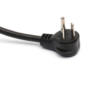 Connecteur secteur américain à angle droit durable avec dispositif de protection contre la tension pour atelier - Product Image 1