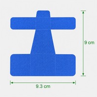 Bande de protection pour orteil en coton élastique résistante à l'eau, prédécoupée, pour le soutien du pied, idéale pour le fitness, la marche, la course et comme patch de kinésiologie