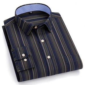 <span class=keywords><strong>Camicia</strong></span> da Uomo in Cotone a Maniche Lunghe, Tessuto Oxford, Stile Business Casual, Vestibilità <span class=keywords><strong>Slim</strong></span> - Product Image 6