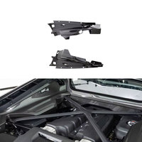 غطاء محرك من الكربون الجاف لسيارة أودي R8 الجيل الثاني طراز 4S 2023 2024 كوبيه سبايدر V10 سبورتس