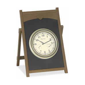 Chất lượng cao nhựa gỗ đồng hồ giá vẽ đứng có thể tháo rời Đồng hồ khung TEE thời gian dấu hiệu cho sân golf - Product Image 1