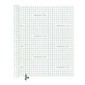 Rouleau de ruban de <span class=keywords><strong>papier</strong></span> de <span class=keywords><strong>transfert</strong></span> de vinyle transparent auto-adhésif de vinyle de coupe résistante pour ruban de <span class=keywords><strong>transfert</strong></span> de camée de <span class=keywords><strong>silhouette</strong></span> de vinyle de pointe - Product Image 1