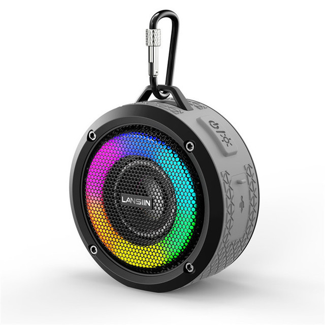 Outdoor Sports RGB Atmosphere Light IPX7 Waterproof TWS Bluetooth Speaker 10 Hours of Use Time Wireless Bluetooth Speaker