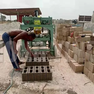 QMY4-40 manual laying concrete block forming making machines sale in oman price list