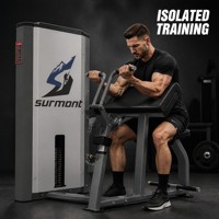Nouvel équipement de fitness professionnel pour la musculation, machine à triceps à charges réglables pour la musculation