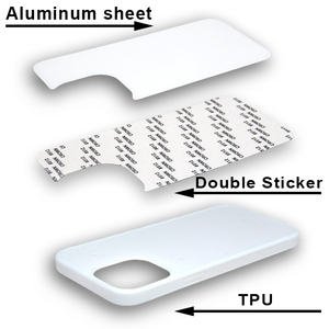 Prosub thăng hoa <span class=keywords><strong>Mobile</strong></span> bìa với nhôm 2D <span class=keywords><strong>TPU</strong></span> PC thăng hoa trống trường hợp điện thoại cho Iphone 12 Serie - Product Image 2