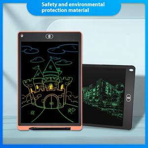 Tampons d'écriture numériques LCD personnalisés de 12 pouces petit stylo de carte de tableau noir pour l'écriture manuscrite et le cadeau de dessin de graffiti de mémo d'enfants - Product Image 2