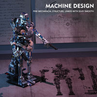 13091 Robot Créatif Mécanique à Petites Particules, Ensemble de Briques à Assembler, Modèle Éducatif, Jouet de Construction, Collection de Jouets en Plastique