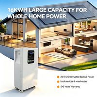 Baterai Surya 51.2V 314Ah 16kWh 16kw yang Dikustomisasi Pabrik dengan Kit Sistem PV Surya, baterai untuk Rumah untuk Hunian
