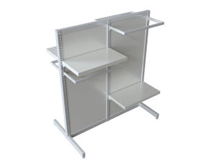 Estantes de Supermercado de Diseño Moderno, Combinación Flexible, Metálicos, de Pared, para Tiendas Departamentales, Suministro del Fabricante - Product Image 5