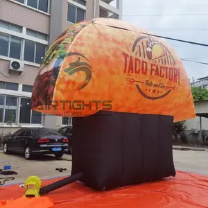 Airtight Factory Sale Advertisement Rooftop Balloon Giant Inflatable Taco Balloon for Sale