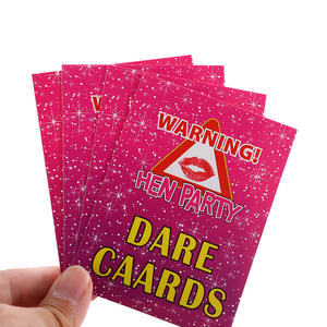Dare Cards Bachelorette Party Hen Party Girls Night Out Game Card Team Bride bachelor dare card party game - Product Image 4