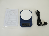 Agitador Magnético con Calefacción Digital LED BIOSTELLAR DMS5-280/120, Mezclador de Laboratorio con Placa Calefactora de Cerámica, Suministro Directo de Fábrica