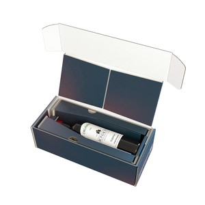 Biểu Tượng Tùy Chỉnh Cứng Các Tông Sóng Hộp Nước Trái Cây Lon Bia Rượu Vang Kính Vận Chuyển Bao Bì Bưu Phẩm Hộp Với Chèn Cho Nước Giải Khát - Product Image 1