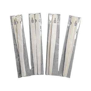 Natural Custom Logo Creative Tableware Natural <strong>Disposable</strong> Flat <strong>Chopsticks</strong> for Fast Food Shop - Product Image 1