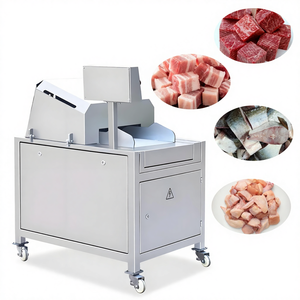 Mesin Pemotong Daging Blok CNC Komersial Kontrol CNC Presisi Tinggi Ukuran Potongan Otomatis Dapat Disesuaikan Baja Tahan Karat 304 untuk Daging Babi Sapi - Product Image 1