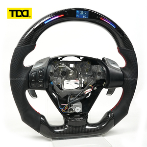 พวงมาลัยคาร์บอนไฟ LED TDD สำหรับรถยนต์มาสด้า 3 มาสด้า 6 CX5 RX7 CX-4 CX-5 RX-7 Axela Atenza RX8 MX5 CX3 CX8 CX9 - Product Image 2