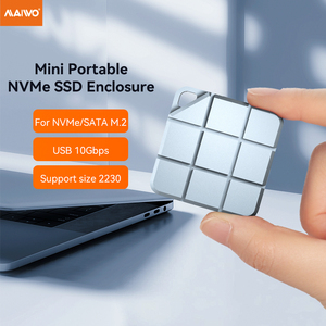 علبة تخزين MAIWO 2230 <span class=keywords><strong>M</strong></span>.<span class=keywords><strong>2</strong></span> NVMe SATA من الألومنيوم بسرعة 10 جيجابت في الثانية من نوع C مع ميزة التوصيل السهل بدون أدوات لعلبة SSD <span class=keywords><strong>M</strong></span>.<span class=keywords><strong>2</strong></span> - Product Image 2