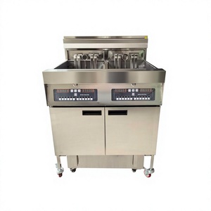 <span class=keywords><strong>Friteuse</strong></span> Commerciale Autonome au Gaz SURRI 56L Grande Capacité Électrique 36KW 4 Roues GPL 220-240V/380V Garantie 1 An - Product Image 1
