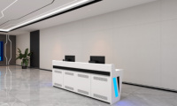 Console informatique modulaire et extensible pour centre de commande, personnalisable en usine, avec bureau de dessin technique intégré