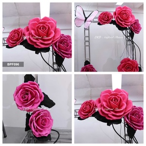 Wedding Decoration <b>Large</b> Rose <b>Flower</b> Floral Arrangement <b>Artificial</b> Giant <b>Flower</b> for Windows Display Store Decoration - Product Image 3