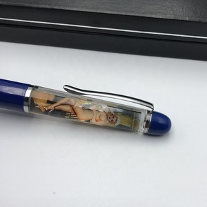 Penne Divertenti di Lusso con Figura Femminile Nuda 2D, Penna con Liquido Fluttuante, Regalo Originale per Adulti - Product Image 4