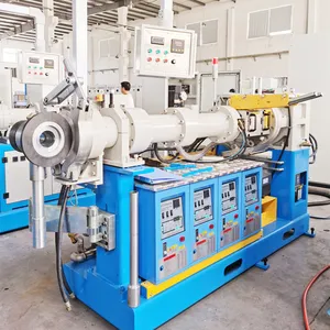 EPDM rubber extrusion Vulcanization production line for rubber profile with flock on surface