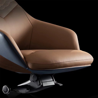 Chaise de bureau de direction ergonomique de luxe moderne, réglable, en cuir, électrique, accessoire de bureau