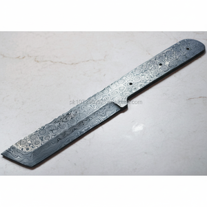 Vente chaude, couteau industriel en acier Damas de marque SJ, conception récente, lames vierges forgées en acier inoxydable, épaisseur de 0,17 pouce, bricolage, OEM pris en charge - Product Image 1