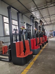 1 टन क्षमता के साथ 1.6 मीटर पूर्ण इलेक्ट्रिक फोर्कलिफ्ट पैलेट स्टेकर - Product Image 6