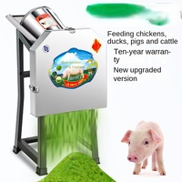 Petit hachoir électrique domestique pour l'élevage de volailles, machine à couper l'herbe, déchiqueteuse de fourrage vert, coupe-foin, pulvérisateur d'aliments pour porcs