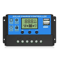 Contrôleur de charge solaire MPPT 60A à 100A 12V/24V/48V automatique avec suivi du point de puissance maximal et application mobile, régulateur solaire inclus