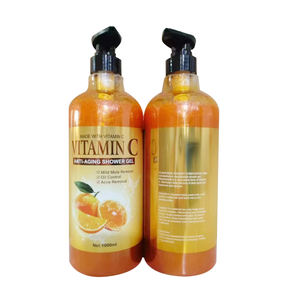 Le <span class=keywords><strong>gel</strong></span> douche à la vitamine C mélangé à la vitamine B3 éclaircissant hydrate les femmes pour rendre la <span class=keywords><strong>peau</strong></span> souple et brillante traitement des taches sombres - Product Image 6