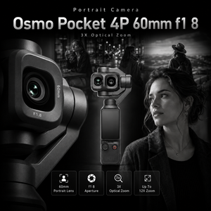 กล้อง Osmo Pocket 4P Pocket Cinema Camera กล้องหลักคู่ เซ็นเซอร์ CMOS ขนาด 1 นิ้ว D-Log 2 10 บิต 4K สำหรับการถ่ายทำภาพยนตร์ระดับมืออาชีพ - Product Image 2