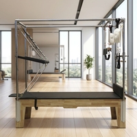 Appareil d'exercice complet pour le corps en bois de chêne MJD M201A, Pilates Cadillac commercial, durable, portable et réglable, pour studio