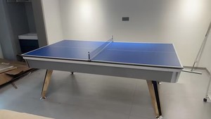 Table de billard américaine 3 en 1 de 8/9 pieds avec poches en caoutchouc, modèle PT-03, très vendue - Product Image 2