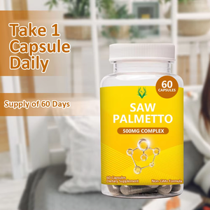 Cápsulas de Saw Palmetto de Alta Calidad de 500 MG, Suplemento Dietético, Mejora la Salud de la Piel y Apoya la Salud de la Próstata - Product Image 5