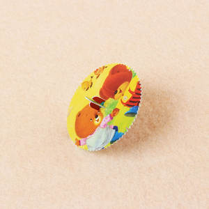 3D plástico Tazo rompecabezas tarjeta transparente Handfan DIY niños juguete dibujos animados <span class=keywords><strong>Tazos</strong></span> recuerdo música tarjeta PP Tazo DIY tarjeta de plástico para niños - Product Image 6