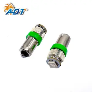 Adt ac dc 6v 6.3v t10 led ba9s non קוטב 5 smd 44 47 194 168 נורות הוביל אין רוח למכונת פינבול