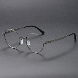 80996 Chất lượng cao IP mix vuông kính sang trọng tinh khiết cảnh tượng cổ điển kính quang học Titanium Kính mắt Frames For Men - Product Image 5