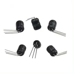 3 pin h inductors tripod 6.5 uh 1.5mh customized pcb iron core radial electronic 20 henry 18uh power inductance