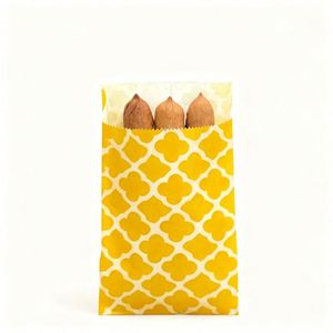 Sac en papier ciré écologique et résistant à la graisse, personnalisé pour les aliments frits, avec impression de logo, thermoscellable, emballage alimentaire de qualité alimentaire - Product Image 6