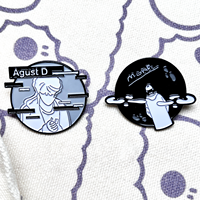 Épingles de revers en émail dur de qualité supérieure, plaquées or, motif chat mignon, mini-badges en métal, artisanat animalier, anime