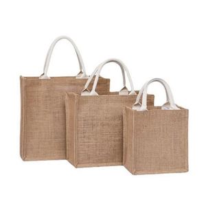 Eco-Friendly Personalized <b>Gifts</b> Jute Shopping for Grocery Gym Custom Tote Bag - Product Image 3