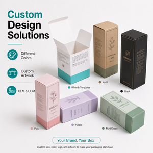 Cajas de Embalaje Cúbicas de Cartón Blanco con Impresión a Todo Color Personalizada, Ecológicas y Reciclables, con Logotipo y Texto Personalizados, para Cosméticos y Perfumes - Product Image 2