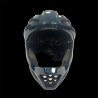 Casque de moto rétro en fibre de carbone personnalisé Johhar - Design élégant, léger et sûr, options modulaires demi-visage/visage entier
