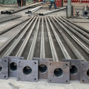 Oem Economische Outdoor Gietijzer Thermisch Gegalvaniseerde Straatlantaarnpaal 5M 7M 8M 9M Zonne-Straatlantaarnpaal - Product Image 1